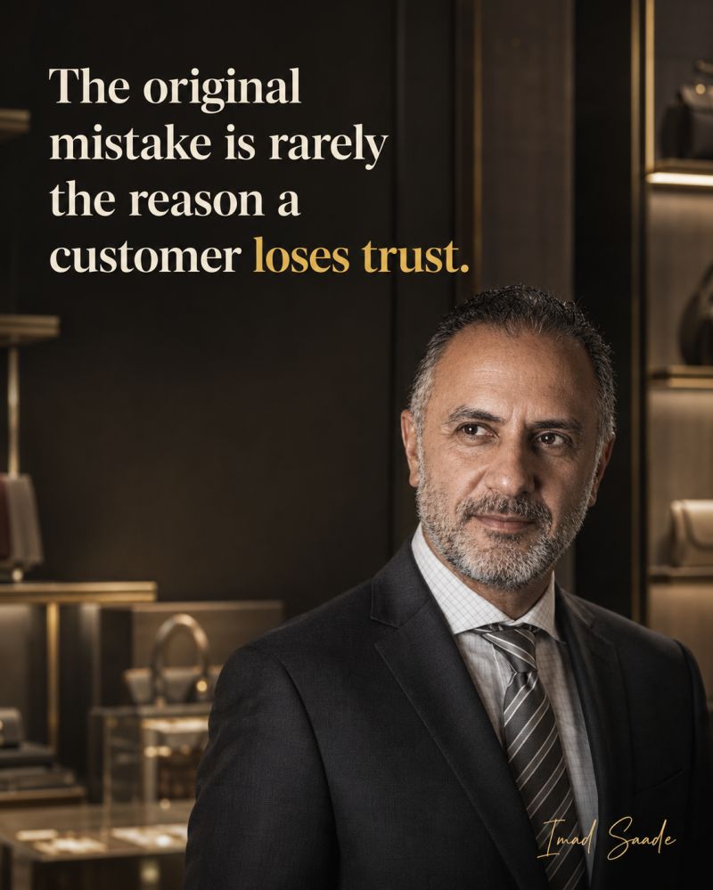 By the time a customer asks to speak with senior management, the original mistake is often no longer the main problem.